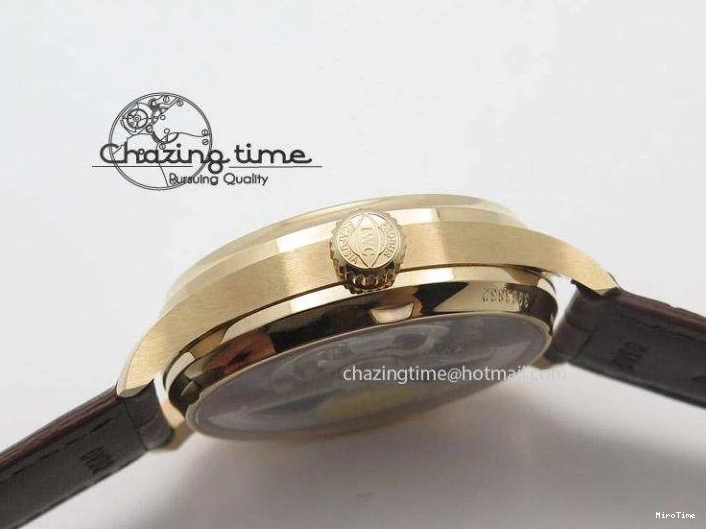 MIROTIME 0423 Portuguese Real PR IW500127 RG ZF 1:1 Best Edition Grey Red Dial On Brown Leather Strap A52010 V AllSeason 7331